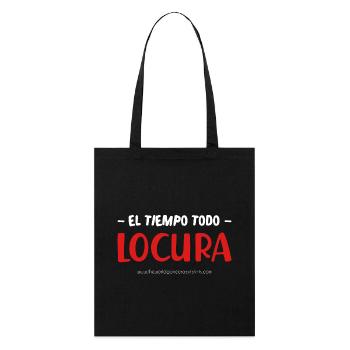 Folie (sombre) - Tote bag bio Stanley/Stella - noir - Devant