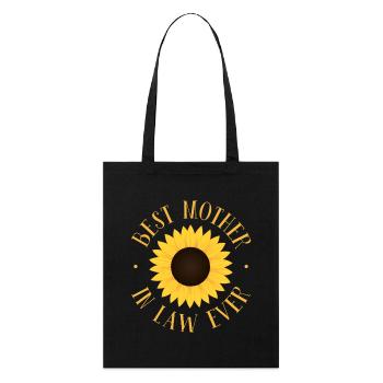 Meilleure belle-mère de tous les temps - Tote bag bio Stanley/Stella - noir - Devant