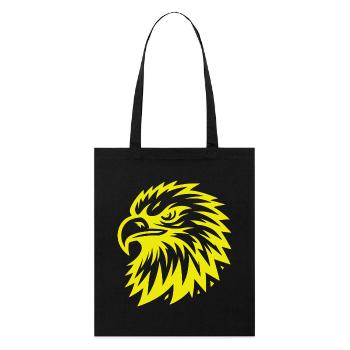 Tête d’aigle royal – Majestic Eagle Design - Tote bag bio Stanley/Stella - noir - Devant
