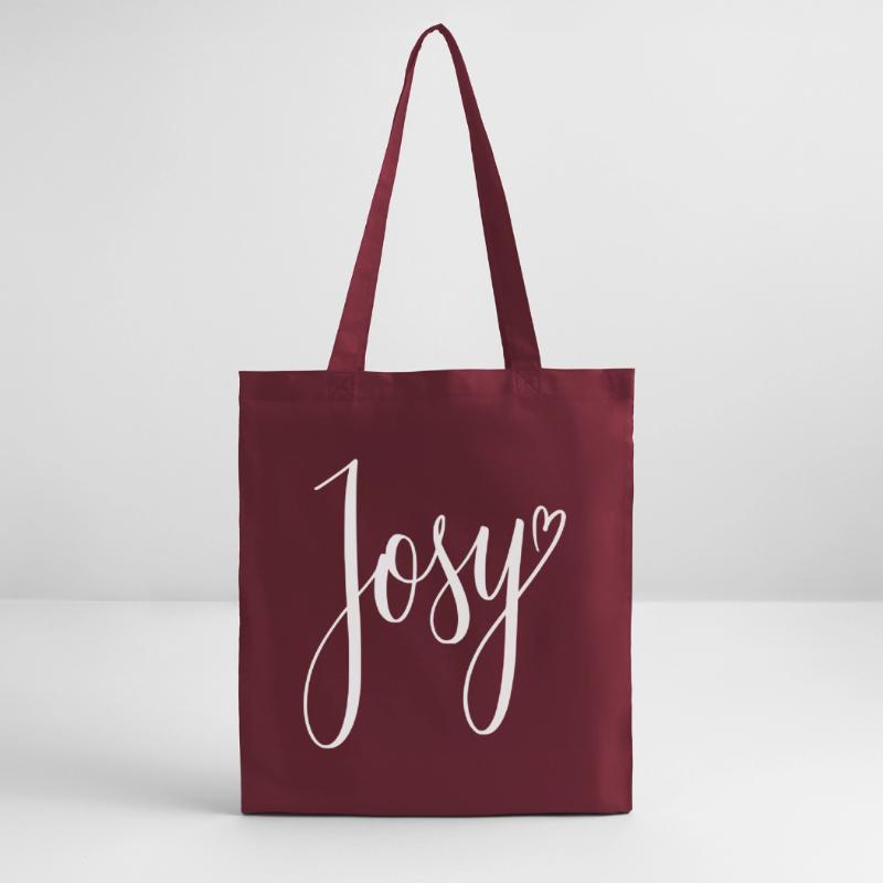 Josy Script Conception de cœurs Tote bag bio Stanley/Stella
