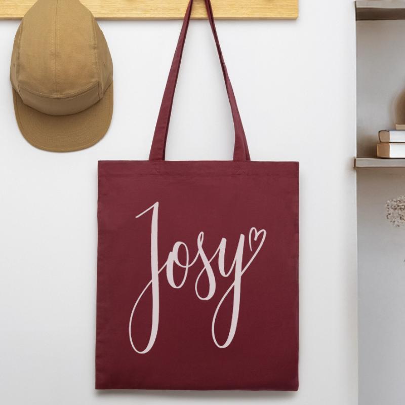 Josy Script Conception de cœurs Tote bag bio Stanley/Stella