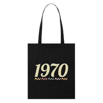 1970 - Stanley/Stella Organic Tote Bag - black - Front