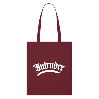 intrus hacker intrus clan sticker ordinateur - Tote bag bio Stanley/Stella - bordeaux - Devant