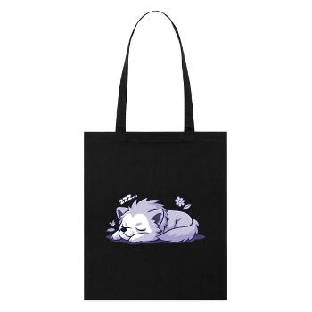 Sleeping Wolf - Sticker - Stanley/Stella Organic Tote Bag - black - Front