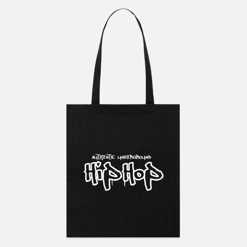 Authentische Underground-Hip-Hop-Graffiti - Stanley/Stella Bio-Stoffbeutel - Schwarz