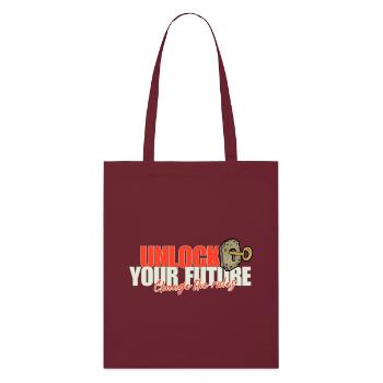 Unlock Your Future Rules - Tote bag bio Stanley/Stella - bordeaux - Devant