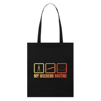 Architecture Weekend - Stanley/Stella Organic Tote Bag - black - Front