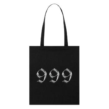 Angel Number 999 Releases - Stanley/Stella Organic Tote Bag - black - Front