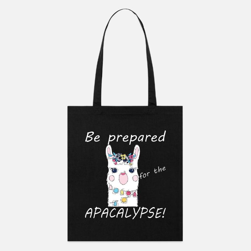 Be prepared for the alpacalypse - Stanley/Stella Organic Tote Bag - black