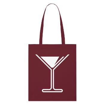 XSommeral Refreshment (White) - Stanley/Stella Organic Tote Bag - burgundy - Front