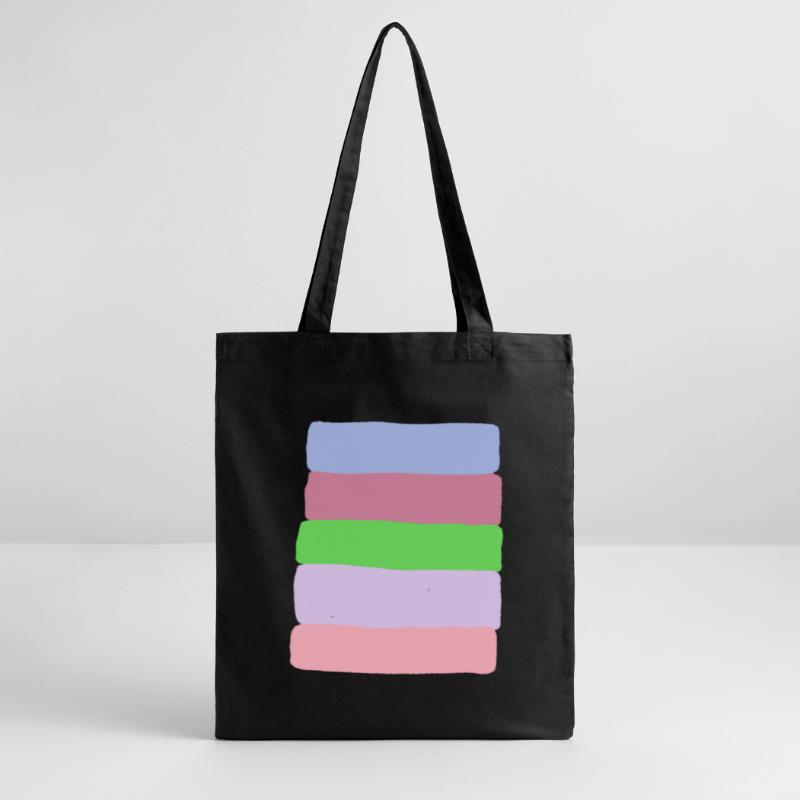 Pastellstreifen-Stack Stanley/Stella Bio-Stoffbeutel