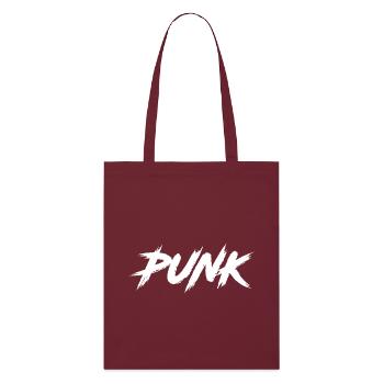 PUNK - Tote bag bio Stanley/Stella - bordeaux - Devant