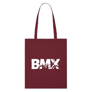 Chemise BMX Rider pour enfants et motards - Tote bag bio Stanley/Stella - bordeaux - Devant