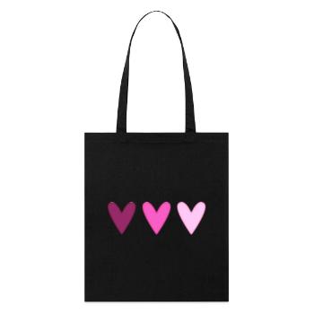 HEART. THANK YOU. MISTRESS. MASTER. THANK YOU MISTRESS. - Stanley/Stella Organic Tote Bag - black - Front