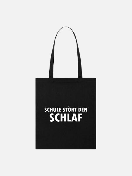 Schule Stört Den Schlaf - Stanley/Stella Bio-Stoffbeutel - Schwarz