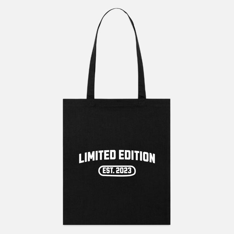 Limited Edition 2023 Geburtstag - Stanley/Stella Bio-Stoffbeutel - Schwarz