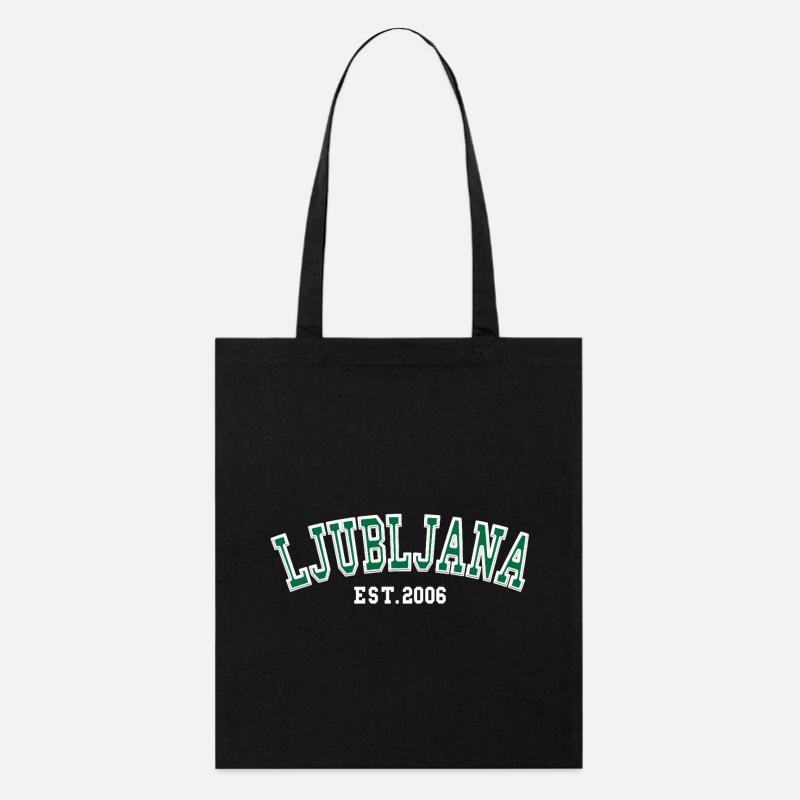 Ljubljana fondée en 2006 - Tote bag bio Stanley/Stella - noir