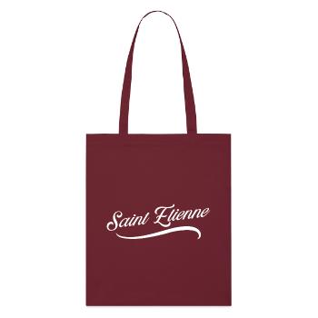 Saint Etienne - Tote bag bio Stanley/Stella - bordeaux - Devant
