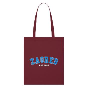 Zagreb Est.1985 - Tote bag bio Stanley/Stella - bordeaux - Devant
