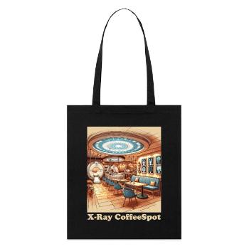 Café Radiologie Art médical Barista Manip Radio - Tote bag bio Stanley/Stella - noir - Devant