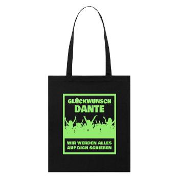 Vorname Dante - Stanley/Stella Bio-Stoffbeutel - Schwarz - Vorne