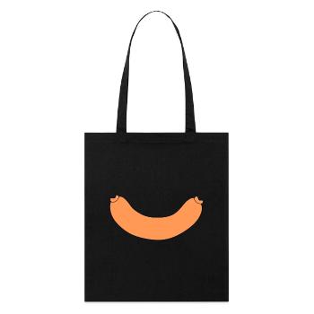 Saucisse - Tote bag bio Stanley/Stella - noir - Devant