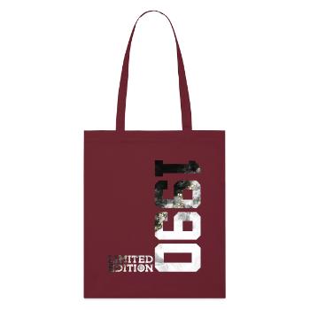 36E ANNIVERSAIRE ÉDITION LIMITÉE 1990 - Tote bag bio Stanley/Stella - bordeaux - Devant
