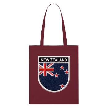 Nouvelle-Zélande Aotearoa Kiwi 14 - Tote bag bio Stanley/Stella - bordeaux - Devant