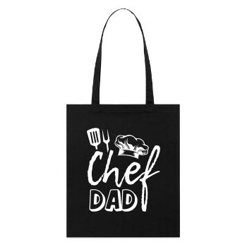 Chef Dad - Stanley/Stella Organic Tote Bag - black - Front