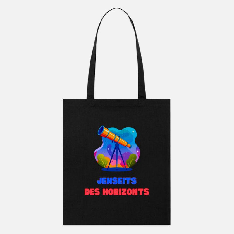 Au-delà de l’horizon - Tote bag bio Stanley/Stella - noir