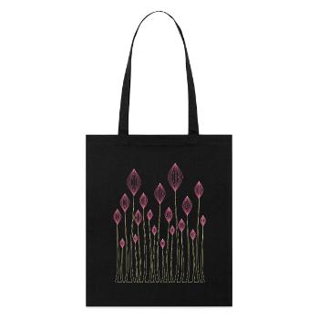 Plants Decorative - Stanley/Stella Organic Tote Bag - black - Front