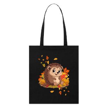 Herbst - Stanley/Stella Bio-Stoffbeutel - Schwarz - Vorne
