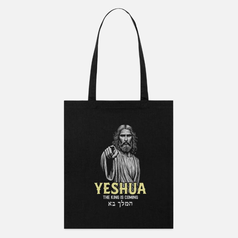 Yeshua King arrive - Tote bag bio Stanley/Stella - noir
