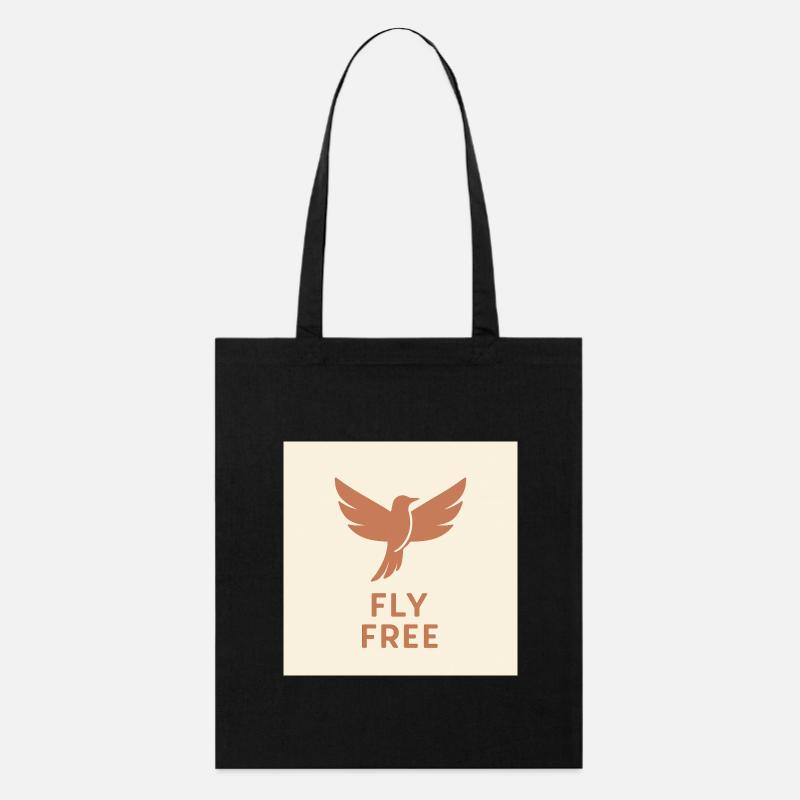 Voler et libérer - Tote bag bio Stanley/Stella - noir