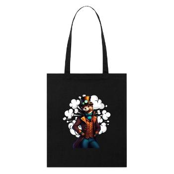 Loutre inventive Steampunk Technikotter - Tote bag bio Stanley/Stella - noir - Devant