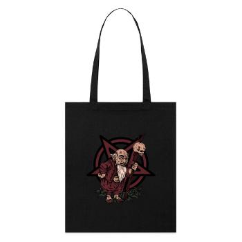 Le petit diablotin de Satan - Tote bag bio Stanley/Stella - noir - Devant
