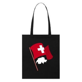 Suisse Suisse Suisse Allemande - Tote bag bio Stanley/Stella - noir - Devant