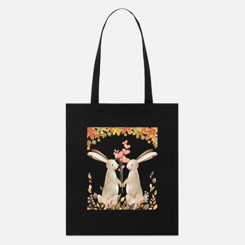 Happy Easter - Stanley/Stella Organic Tote Bag - black