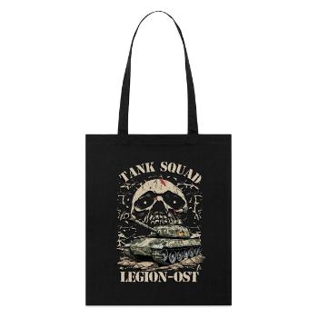 Escouade de chars Légion Est - Tote bag bio Stanley/Stella - noir - Devant