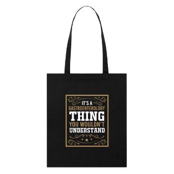 Gastro-entérologie - Tote bag bio Stanley/Stella - noir - Devant
