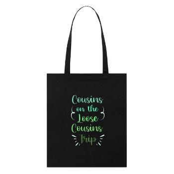 Cousin - Tote bag bio Stanley/Stella - noir - Devant