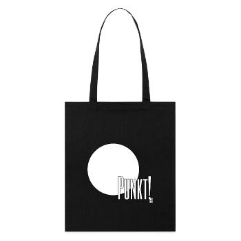 PUNKT! - Stanley/Stella Bio-Stoffbeutel - Schwarz - Vorne
