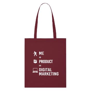 Marketing Manager - Stanley/Stella Organic Tote Bag - burgundy - Front