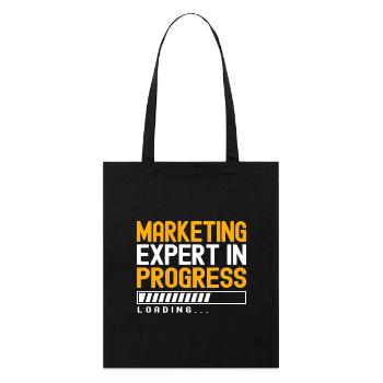 Marketing Manager Experte - Stanley/Stella Bio-Stoffbeutel - Schwarz - Vorne