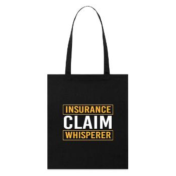 Agent d’assurance - Tote bag bio Stanley/Stella - noir - Devant