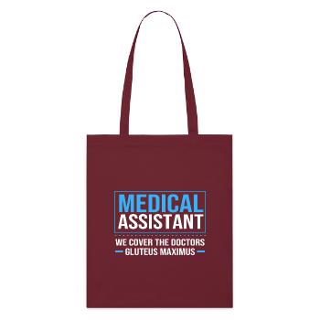 Medical Physician MFA - Stanley/Stella Organic Tote Bag - burgundy - Front