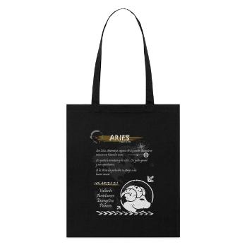 ARIES SIGNER - Tote bag bio Stanley/Stella - noir - Devant