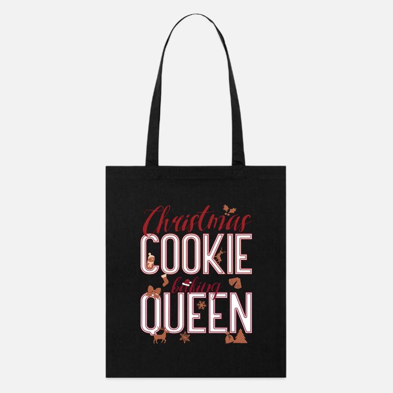 Christmas Cookie Baking Queen - Stanley/Stella Bio-Stoffbeutel - Schwarz