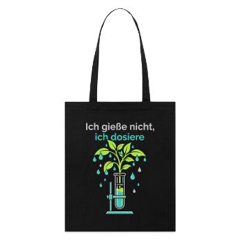 Hydroponik Garten Wasser Technik - Stanley/Stella Bio-Stoffbeutel - Schwarz - Vorne