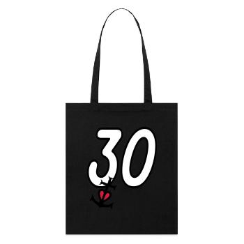 Gard croix camargaise - Tote bag bio Stanley/Stella - noir - Devant